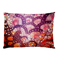 Colorful Art Traditional Batik Pattern Pillow Case by BangZart