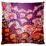 Colorful Art Traditional Batik Pattern Standard Flano Cushion Case (Two Sides) Front