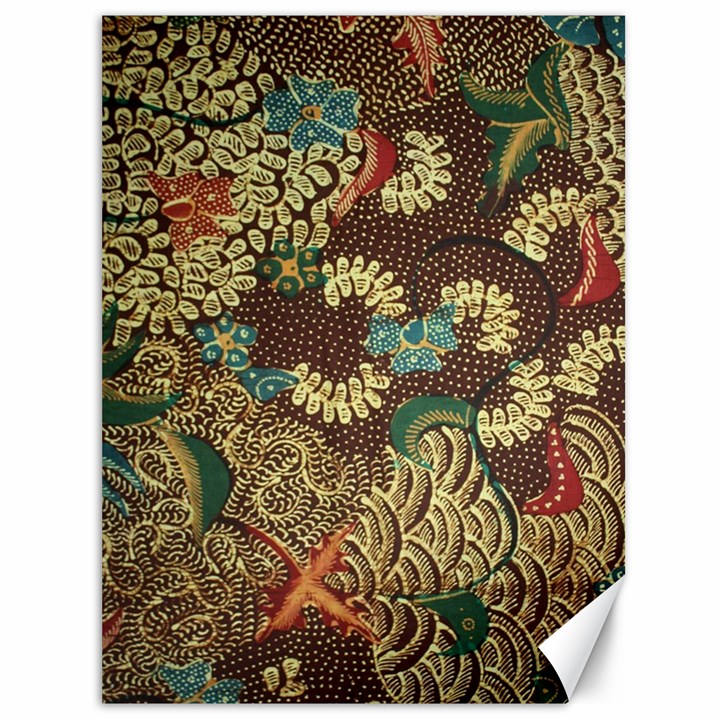 Colorful The Beautiful Of Art Indonesian Batik Pattern Canvas 36  x 48  