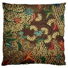 Colorful The Beautiful Of Art Indonesian Batik Pattern Standard Flano Cushion Case (two Sides)