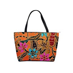 Colorful The Beautiful Of Art Indonesian Batik Pattern(1) Shoulder Handbags by BangZart