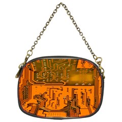 Circuit Board Pattern Chain Purses (one Side)  by BangZart