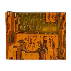 Circuit Board Pattern Cosmetic Bag (xl) by BangZart