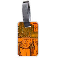 Circuit Board Pattern Luggage Tags (one Side)  by BangZart