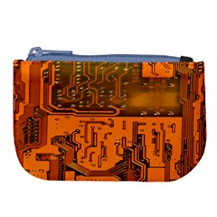 Circuit Board Pattern Large Coin Purse