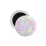 Cat Animal Pet Pattern 1.75  Magnets Front