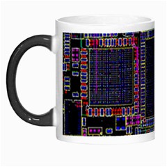 Cad Technology Circuit Board Layout Pattern Morph Mugs