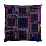 Cad Technology Circuit Board Layout Pattern Standard Cushion Case (Two Sides) Back