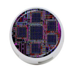 Cad Technology Circuit Board Layout Pattern 4-port Usb Hub (one Side)