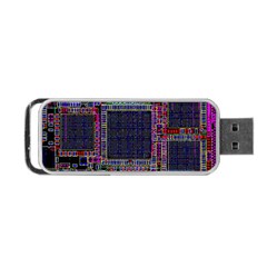 Cad Technology Circuit Board Layout Pattern Portable Usb Flash (one Side) by BangZart