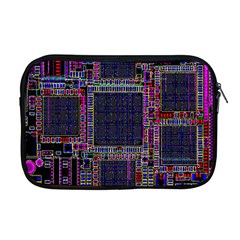Cad Technology Circuit Board Layout Pattern Apple Macbook Pro 17  Zipper Case