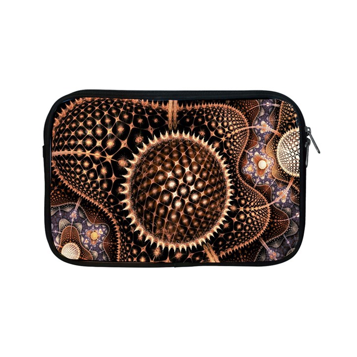 Brown Fractal Balls And Circles Apple iPad Mini Zipper Cases