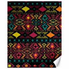 Bohemian Patterns Tribal Canvas 11  X 14  