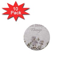 Shabby Chic Style Motivational Quote 1  Mini Buttons (10 Pack)  by dflcprints