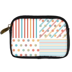 Simple Saturated Pattern Digital Camera Cases by linceazul