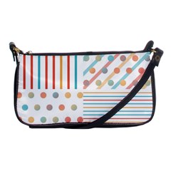 Simple Saturated Pattern Shoulder Clutch Bags