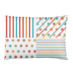 Simple Saturated Pattern Pillow Case (two Sides) by linceazul