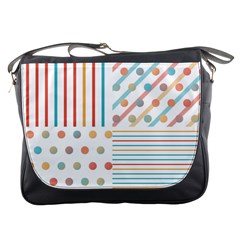 Simple Saturated Pattern Messenger Bags by linceazul