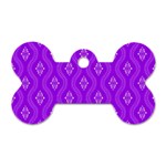 Decorative seamless pattern  Dog Tag Bone (One Side) Front