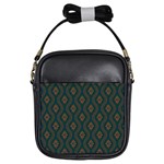 Ornamental pattern background Girls Sling Bags Front