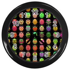 Beetles Insects Bugs Wall Clocks (black) by BangZart