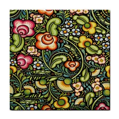 Bohemia Floral Pattern Tile Coasters by BangZart