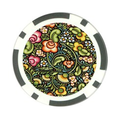Bohemia Floral Pattern Poker Chip Card Guard by BangZart
