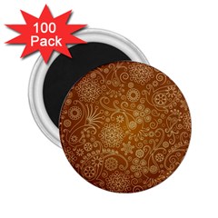 Batik Art Pattern 2 25  Magnets (100 Pack)  by BangZart