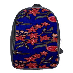 Batik  Fabric School Bags(large) 