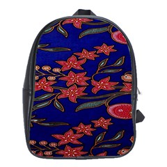 Batik  Fabric School Bags (xl)  by BangZart