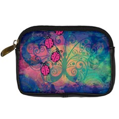 Background Colorful Bugs Digital Camera Cases by BangZart