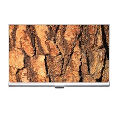 Bark Texture Wood Large Rough Red Wood Outside California Business Card Holders by BangZart