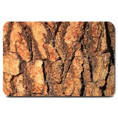 Bark Texture Wood Large Rough Red Wood Outside California Large Doormat  by BangZart