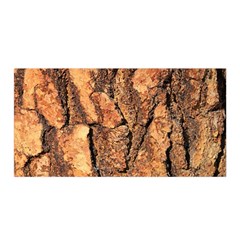 Bark Texture Wood Large Rough Red Wood Outside California Satin Wrap