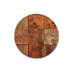 Barnwood Unfinished Magnet 3  (round) by BangZart