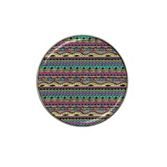 Aztec Pattern Cool Colors Hat Clip Ball Marker by BangZart