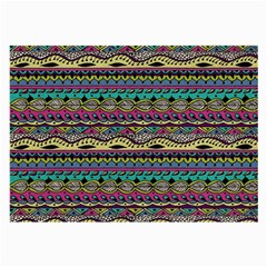 Aztec Pattern Cool Colors Large Glasses Cloth by BangZart