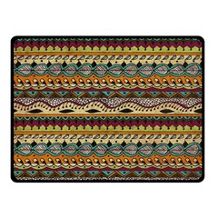 Aztec Pattern Ethnic Double Sided Fleece Blanket (small) 