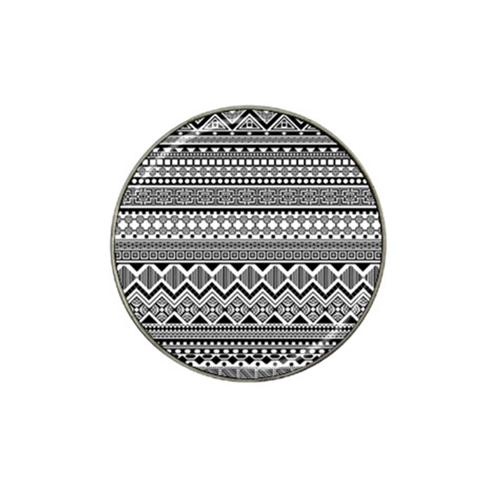 Aztec Pattern Design Hat Clip Ball Marker