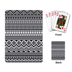 Aztec Pattern Design Playing Card by BangZart