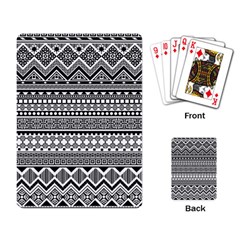 Aztec Pattern Design(1) Playing Card by BangZart