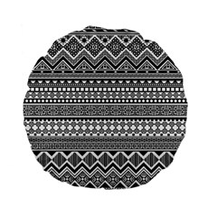 Aztec Pattern Design(1) Standard 15  Premium Flano Round Cushions