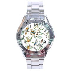 Australian Kookaburra Bird Pattern Stainless Steel Analogue Watch by BangZart