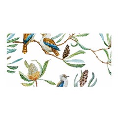 Australian Kookaburra Bird Pattern Satin Wrap