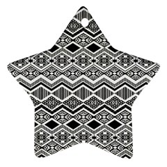 Aztec Design  Pattern Ornament (star) by BangZart