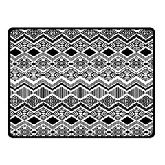 Aztec Design  Pattern Double Sided Fleece Blanket (small) 