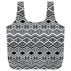 Aztec Design  Pattern Full Print Recycle Bags (l) 