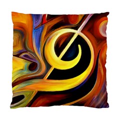 Art Oil Picture Music Nota Standard Cushion Case (one Side) by BangZart