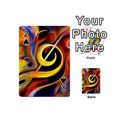 Art Oil Picture Music Nota Playing Cards 54 (mini)  by BangZart