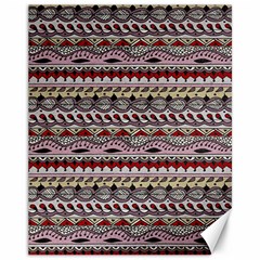 Aztec Pattern Art Canvas 11  X 14   by BangZart